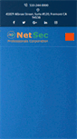 Mobile Screenshot of netsecpros.com